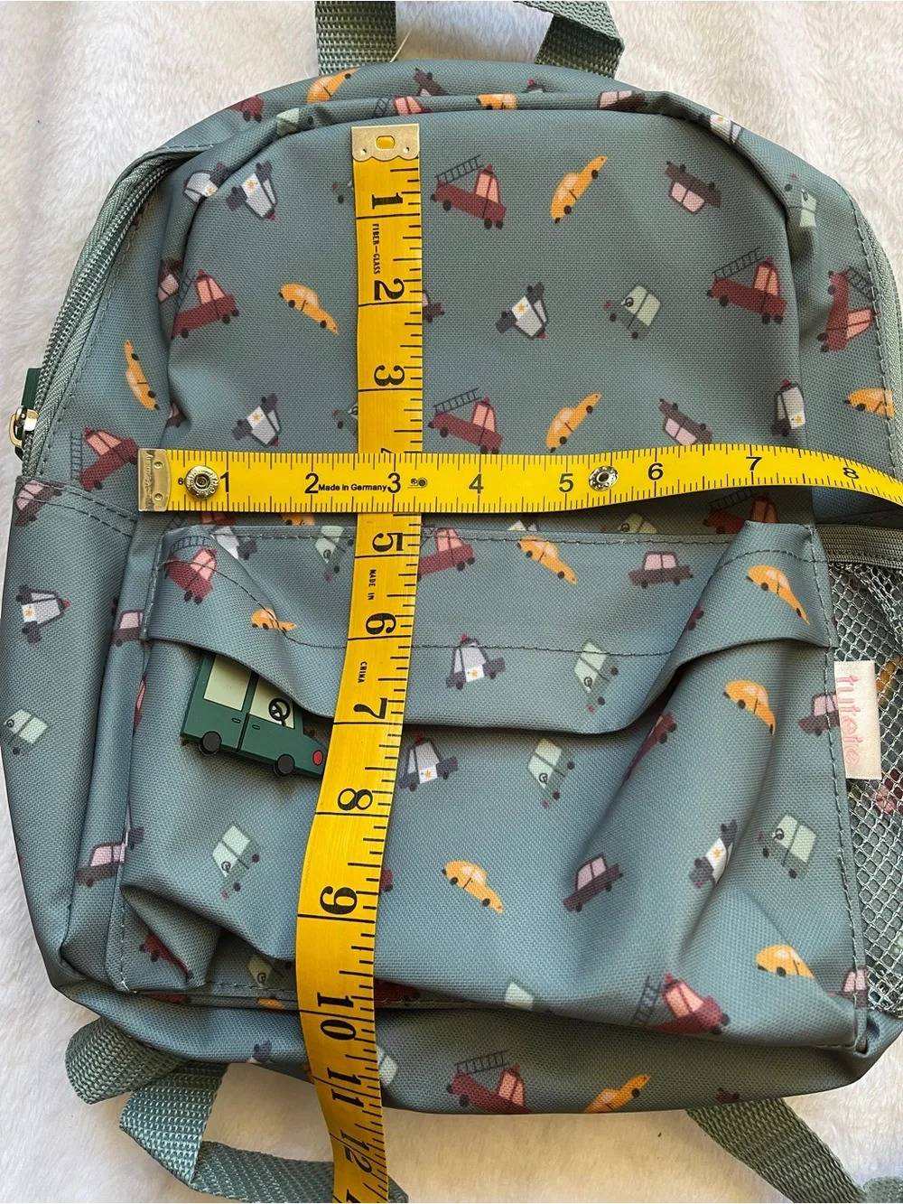 NWOT Tutete City Cars Preschool Backpack Toddler Daycare Kindergarten 10 in